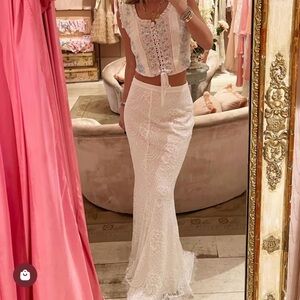 Loveshackfancy Bindi Skirt Size 00 NWOT